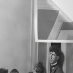 Boys will be boys funny school boys rough housing black and white vintage photograph by Fitz Guerin Wall Tapestry Gallery Image 3