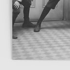 Boys will be boys funny school boys rough housing black and white vintage photograph by Fitz Guerin Poster Gallery Image 3