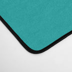 Clarity - Orange and Turquoise Minimalist Desk Mat Gallery Image 4