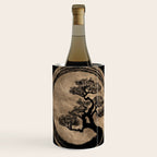 Enso Zen Circle and Bonsai Tree Gold Wine Chiller Gallery Image 1