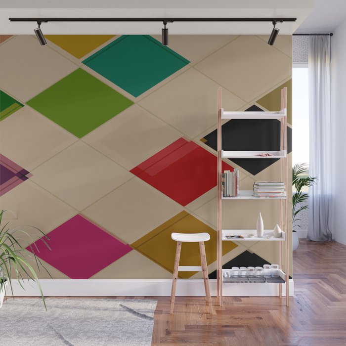 Pattern Play 2 Wall Mural Gallery Image 1