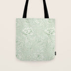 William Morris Chrysanthemum Toile Willow Green Tote Bag Gallery Image 1
