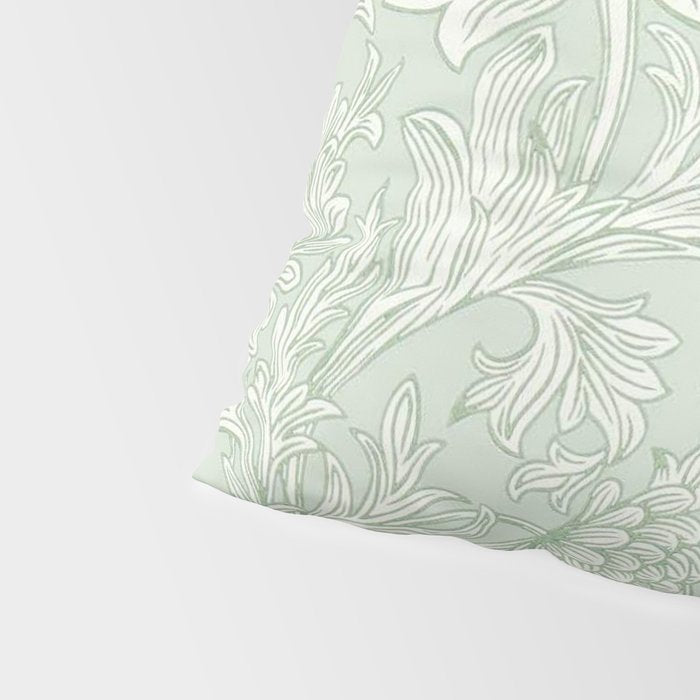 William Morris Chrysanthemum Toile Willow Green Pillow Sham Gallery Image 4