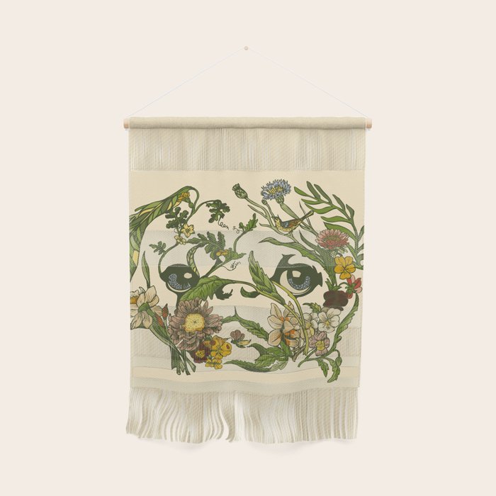 Botanical Pug Wall Hanging Gallery Image 1
