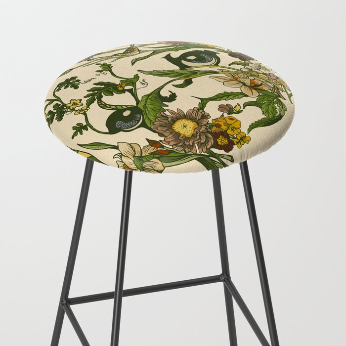 Botanical Pug Stool Gallery Image 2