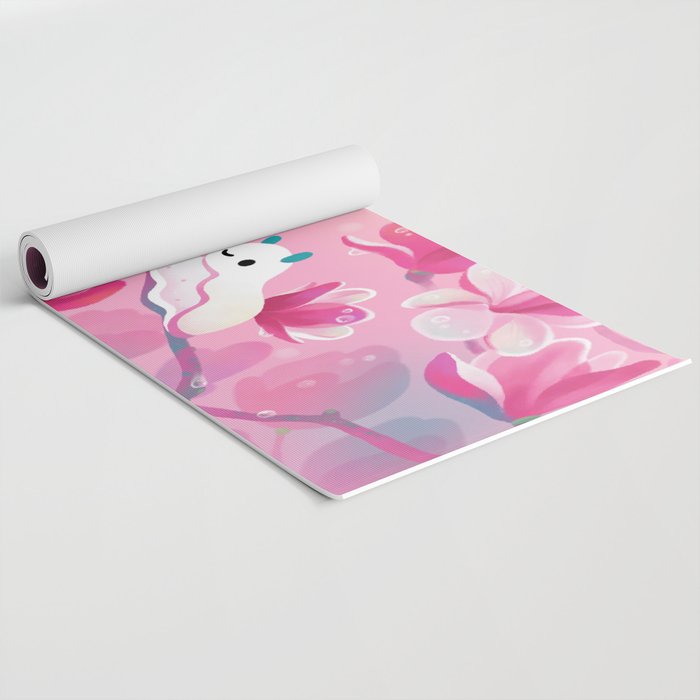 Magnolia sea slug Yoga Mat Gallery Image 2