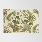 Botanical Pug Rug Gallery Image 2