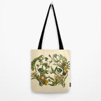 Botanical Pug Tote Bag Gallery Image 2