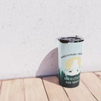 I'm Mostly Peace, Love And Light And A Little Go Fuck Yourself Funny Saying Travel Mug Gallery Image 4