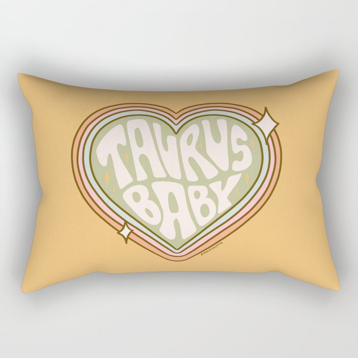 Taurus Baby Rectangular Pillow Gallery Image 2