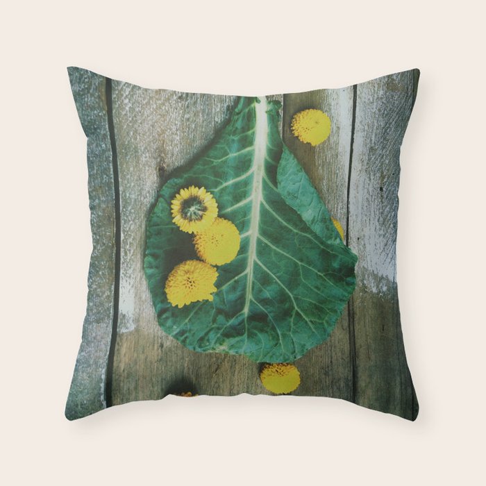 Collard Greens Throw Pillow Gallery Image 6
