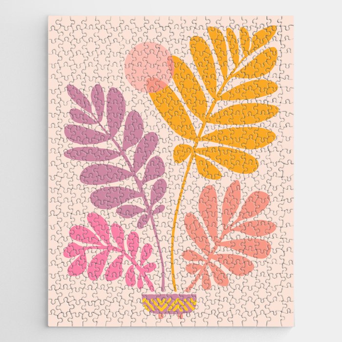 Retro Dancing Garden Jigsaw Puzzle Gallery Image 1