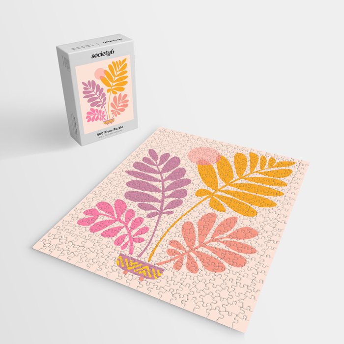 Retro Dancing Garden Jigsaw Puzzle Gallery Image 2