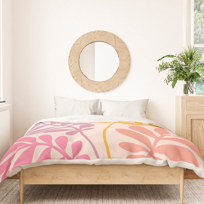 Retro Dancing Garden Duvet Cover Gallery Image 3