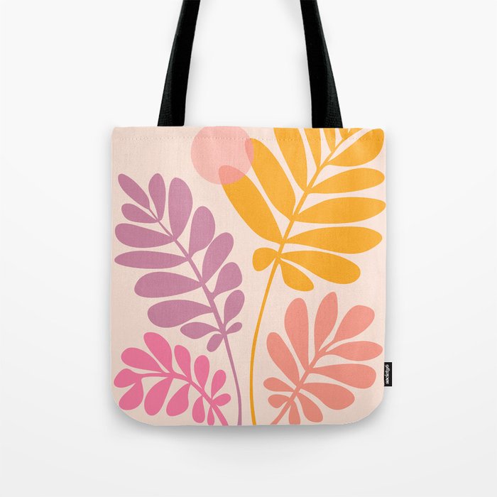Retro Dancing Garden Tote Bag Gallery Image 1