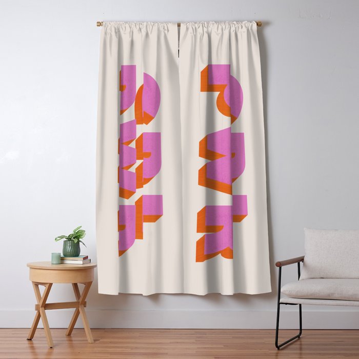 Girl Power Window Curtain Gallery Image 1