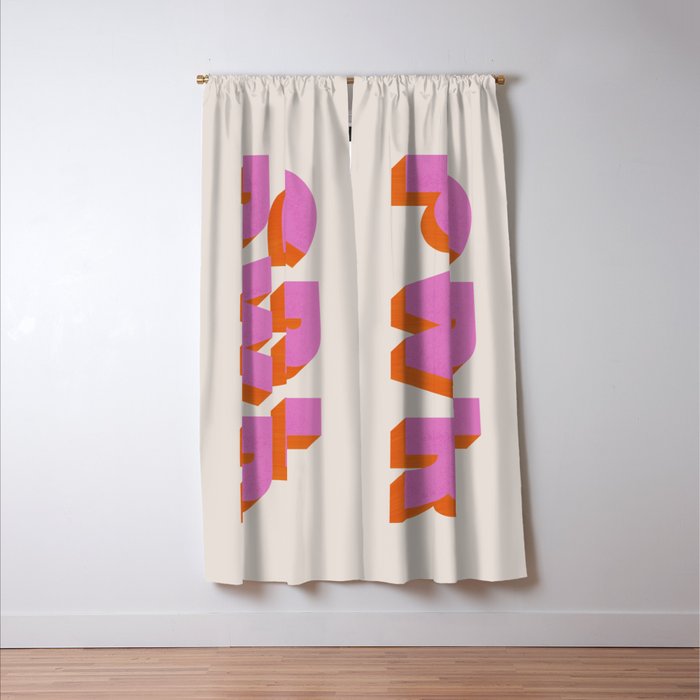 Girl Power Window Curtain Gallery Image 3