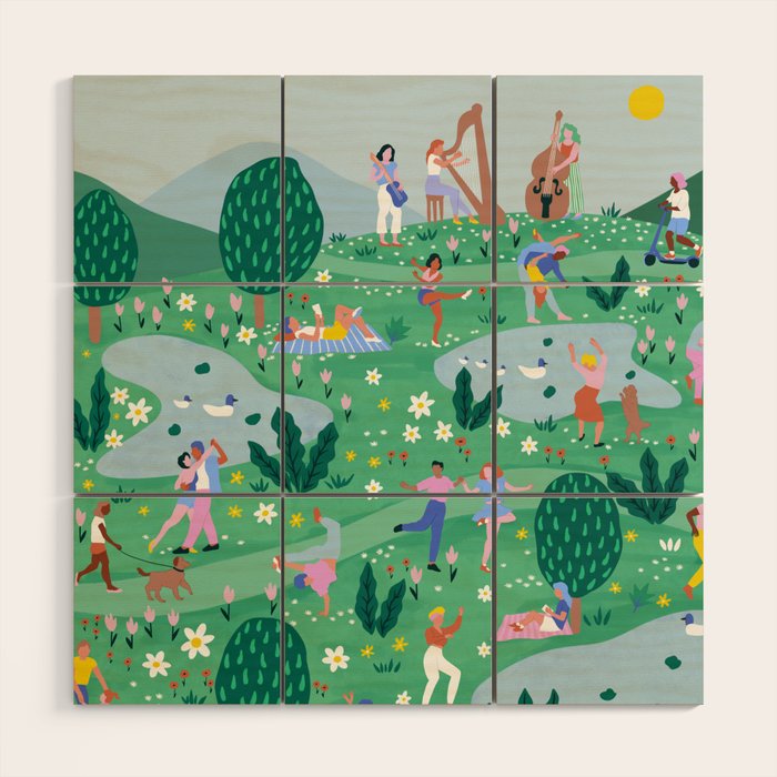 Spring Festival Wood Wall Art Gallery Image 1