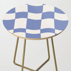 wavy check | cobalt Side Table Gallery Image 2