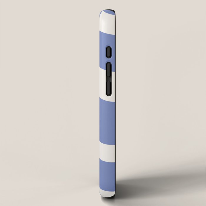 wavy check | cobalt iPhone Case Gallery Image 2