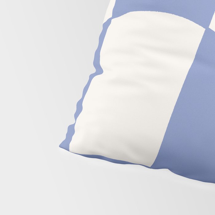 wavy check | cobalt Pillow Sham Gallery Image 4