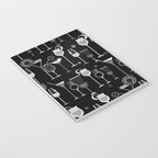 Retro Vintage Cocktail Pattern 3 Notebook Gallery Image 3