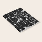 Retro Vintage Cocktail Pattern 3 Notebook Gallery Image 2
