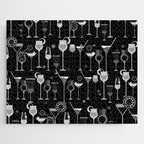Retro Vintage Cocktail Pattern 3 Jigsaw Puzzle Gallery Image 1