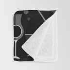 Retro Vintage Cocktail Pattern 3 Throw Blanket Gallery Image 3