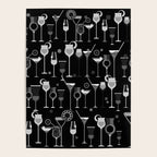 Retro Vintage Cocktail Pattern 3 Poster Gallery Image 4