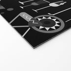 Retro Vintage Cocktail Pattern 3 Welcome Mat Gallery Image 2