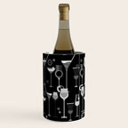 Retro Vintage Cocktail Pattern 3 Wine Chiller Gallery Image 3