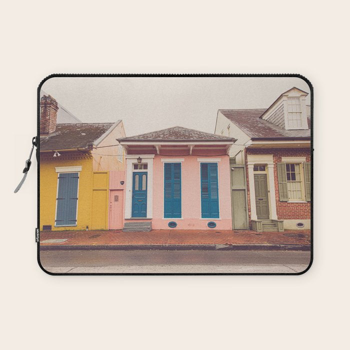 French Quarter Colors x New Orleans Photography Laptop Sleeve Gallery Image 1