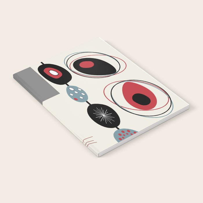 Mid-Century Modern Art Cats Notebook Gallery Image 1