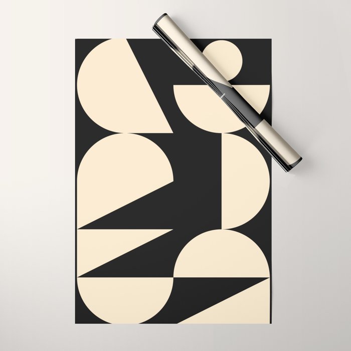 Modern geometric shapes 45 Wrapping Paper Gallery Image 1