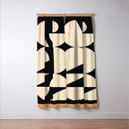 Modern geometric shapes 45 Window Curtain Gallery Image 3
