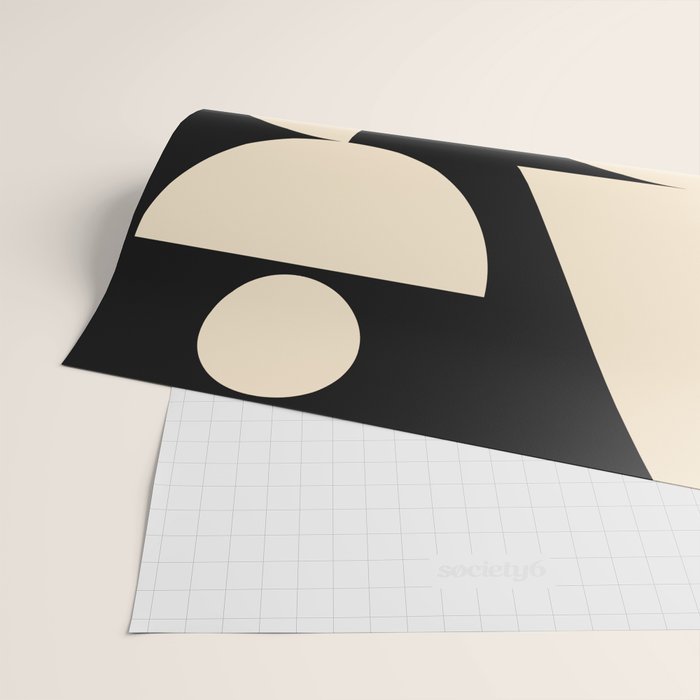 Modern geometric shapes 45 Wrapping Paper Gallery Image 2
