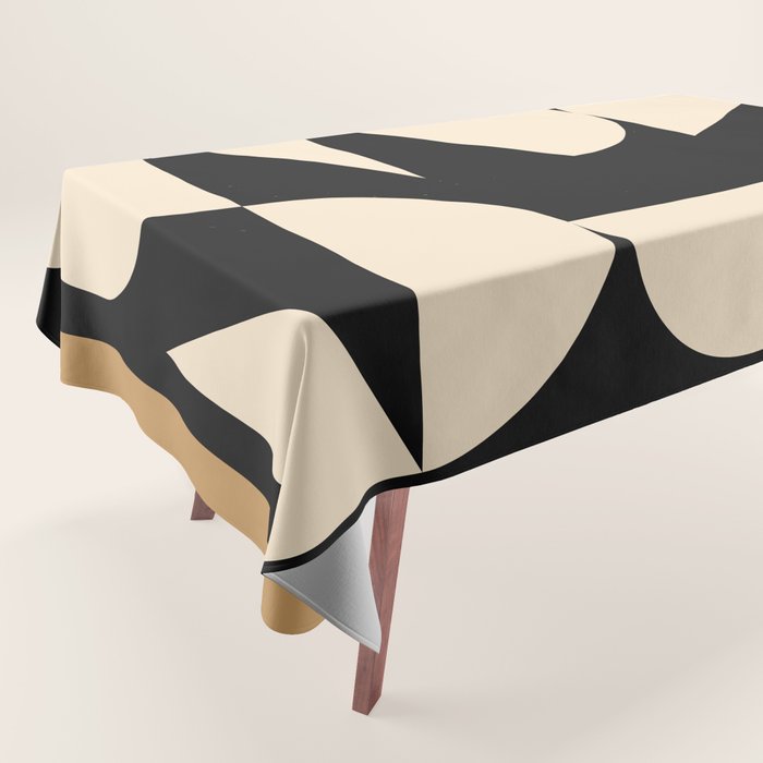 Modern geometric shapes 45 Tablecloth Gallery Image 1