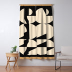 Modern geometric shapes 45 Window Curtain Gallery Image 5