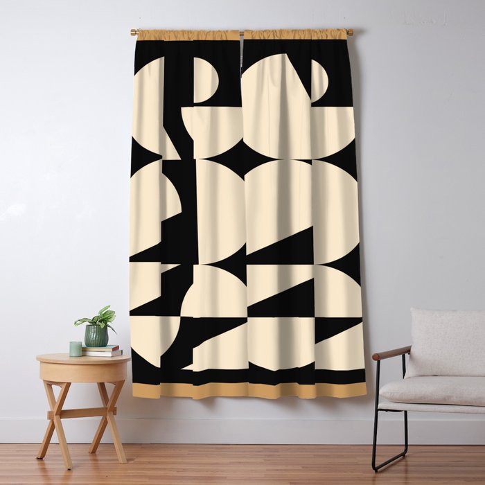 Modern geometric shapes 45 Window Curtain Gallery Image 5