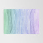 Layers Blue Ombre - Watercolor Abstract Rug Gallery Image 2