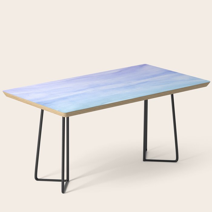 Layers Blue Ombre - Watercolor Abstract Coffee Table Gallery Image 1