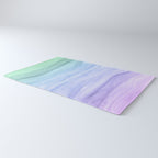 Layers Blue Ombre - Watercolor Abstract Rug Gallery Image 3