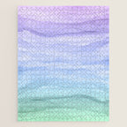 Layers Blue Ombre - Watercolor Abstract Jigsaw Puzzle Gallery Image 1