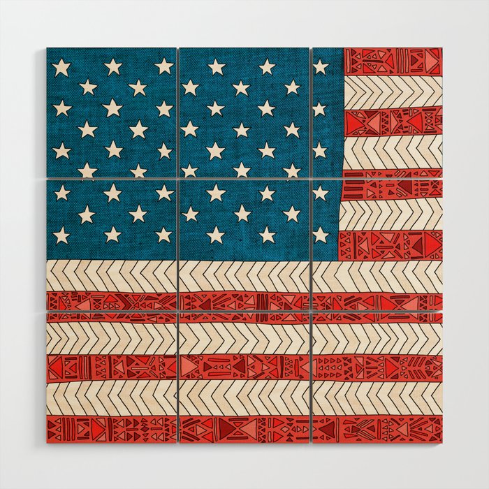 USA Wood Wall Art