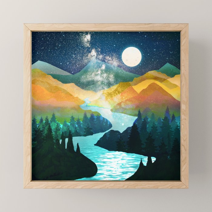 Under the Starlight Mini Art Print Gallery Image 1