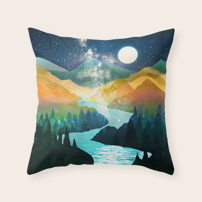 Under the Starlight Throw Pillow Gallery Image 6