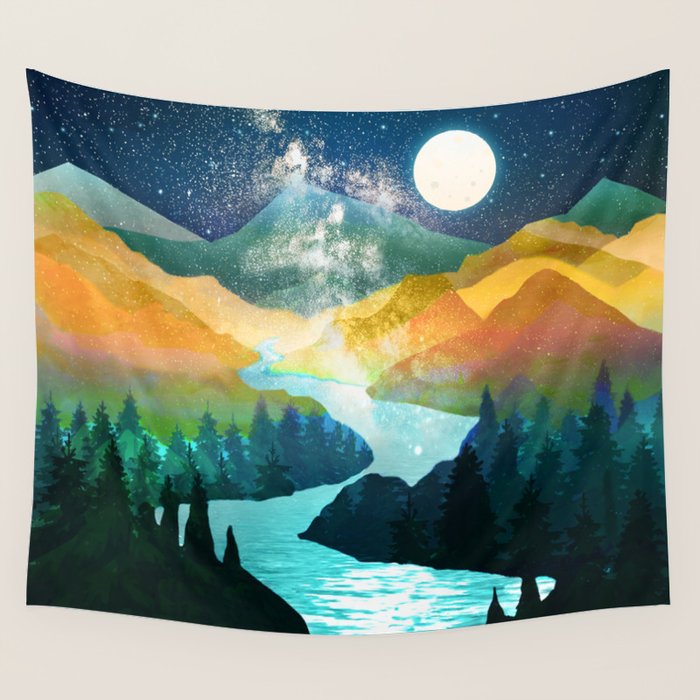 Under the Starlight Wall Tapestry Gallery Image 4