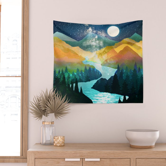 Under the Starlight Wall Tapestry Gallery Image 2