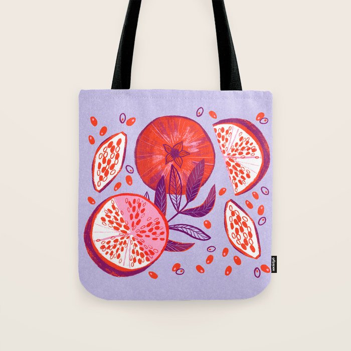 Pomegranate Fruit Still Life Tote Bag Gallery Image 1